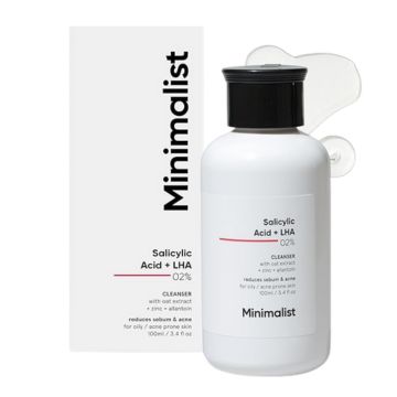 Minimalist face cleanser