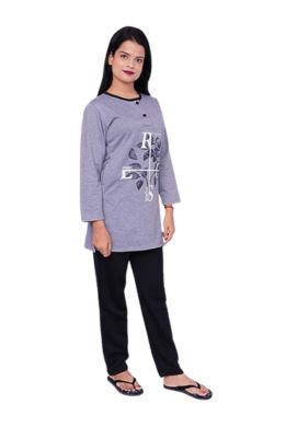 Plush Women’s Winter Wear Night Suits